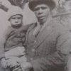 Tom Williams senior with his son Tom at Salt Pan Creek - 1923